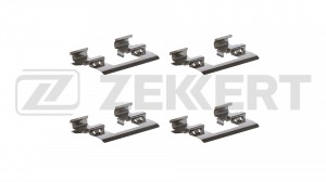 Комплект установочный перед. торм. колодок Nissan Qashqai (_J10_) 07- X-Trail (T BR-1487 ZEKKERT