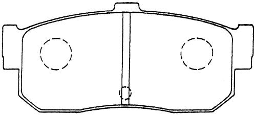 Замена на D1185H Колодки тормозные дисковые задн. NISSAN SUNNY,PRIMERA,MAXIMA D1 D1185 MK KASHIYAMA