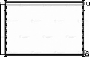 Радиатор кондиц. для ам Mercedes-Benz E (W213) (16-),C (W205) (14-) (LRAC 1514) LRAC 1514 LUZAR