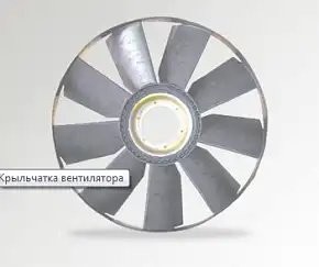 Крыльчатка вентилятора с обечайкой 704мм 21051 TEHNOTRON