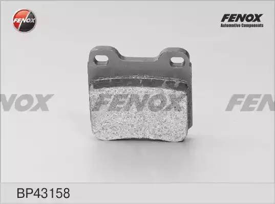 Колодки тормозные дисковые задние BP43158 FENOX