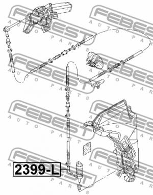 Клапан омывателя обратный SKODA OCTAVIA (1Z/5E) 2399-L 2399-L FEBEST