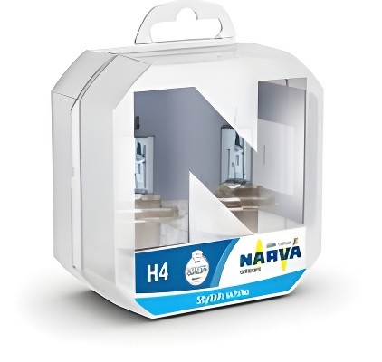 Лампа 12V H4 60/55W P43t-38 +50% бокс (2шт.) Range Power Blue+ NARVA 48677 2100 NARVA