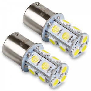 к-т ламп! светодиодных S022A T15, белый(BA15S) 13SMD 5050 12V 1 contact, коробка A07187S AVS