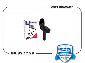 Датчик ABS задний левый  1K0927807 BR.SS.17.28 Octavia A5 04-, Tiguan 07- BR.SS.17.28 BRAVE