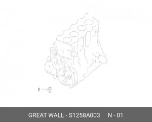 Датчик давления масла GREAT WALL Hover H3 OE S1258A003 GREAT WALL