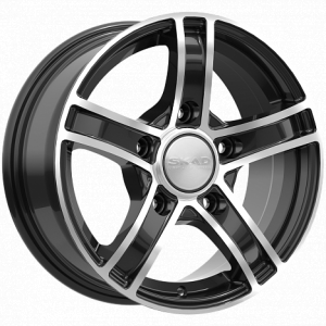 Скад Трофи 15.0 / 6.5J PCD 5x139.70 ET 40.00 ЦО 98.50 Литой / Черный с полирован 1350005 SKAD