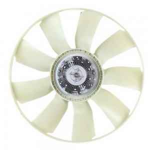 Вентилятор КАМАЗ-ЕВРО 704мм с вязкостной муфтой и обечайкой в сборе (дв.740.50,5 13012022 MEGA POWER