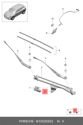 AUDI/SEAT/SKODA/VW М6*1,0*30/винт torx N 105 355 02 VAG