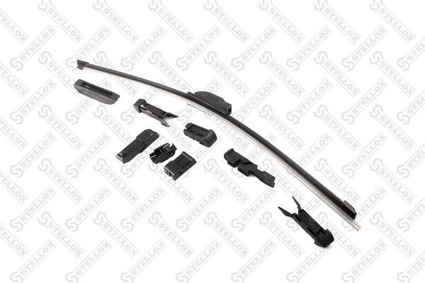 щетка! б/каркас, 8 перех. 500/20'\ Alfa, Audi, VW, Citroen, Peugeot, Renault, Fo 204-000-SX STELLOX