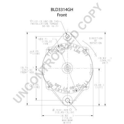 Генератор BLD3314GH PRESTOLITE ELECTRIC