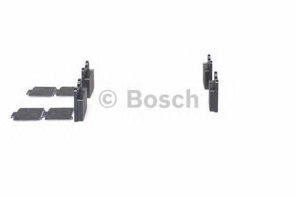 Колодки тормозные OPEL Senator A (78-80) задние (4шт.) BOSCH 0 986 466 302 BOSCH