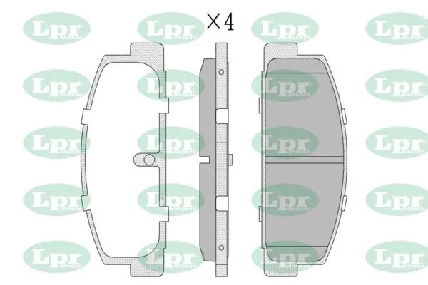 Комплект тормозных колодок 05P336 05P336 LPR