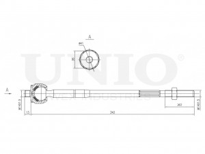 Тяга рулевая SSP-30040 UNIO