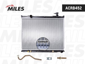 Радиатор KIA SORENTO 2.5D 06- паяный ACRB452 ACRB452 MILES