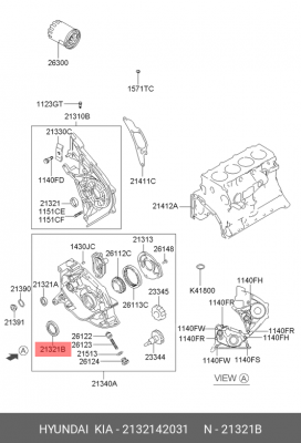 MITSUBISHI, HYUNDAI 2132142031 HYUNDAI KIA