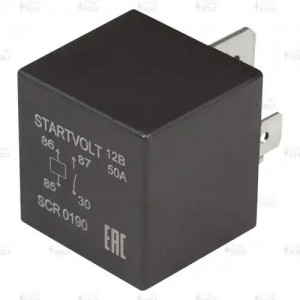 Реле стартера ВАЗ-2170 50А без кронштейна STARTVOLT SCR 0190 START VOLT