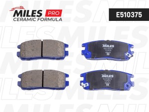 Колодки тормозные задние (Смесь CERAMIC серия PRO) GREAT WALL HOVER/ISUZU TROOPE E510375 MILES