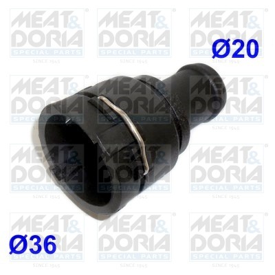 Фланец VW Touareg (04-10) AUDI A3,TT SKODA Octavia (04-) системы охлаждения MEAT 93245 MEAT DORIA