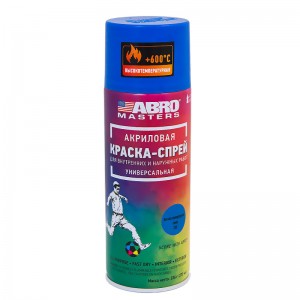 Краска-спрей высокотемпературная (синяя) 272 мл ABRO MASTERS SPH205AMR ABRO