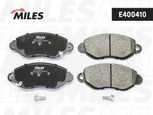 Колодки тормозные передние (без датчика + болты) (Смесь Low-Metallic) FORD TRANS E400410 MILES