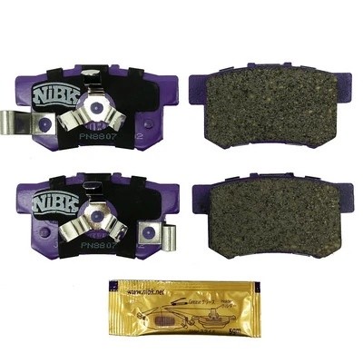 Колодки тормозные HONDA Accord (2.4),CR-V (2.2) задние (4шт.) NIBK PN8807 NIBK