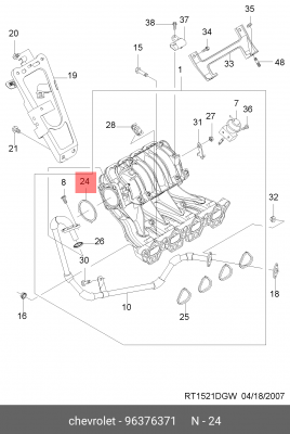 CHEVROLET / DAEWOO 96376371 GENERAL MOTORS