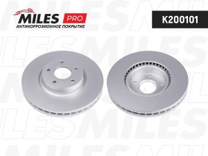 Диск тормозной (серия PRO с антикоррозионным покрытием) FORD MONDEO IV 06.07- пе K200101 MILES