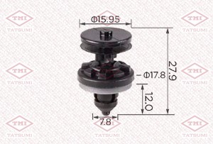 Клипса автомобильная FORD TJB1456 TJB1456 TATSUMI