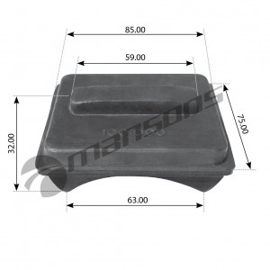 Отбойник MERCEDES LK/LN2 (84-98) рессоры передней MANSONS 100.000 MANSONS