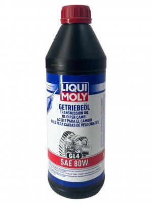 LIQUI MOLY GETRIEBEOIL 80W 1Л API: GL-4 MIL-L: 2105 ZF: TE-ML 17A MB: 235.1 MAN: 1020 LIQUI MOLY