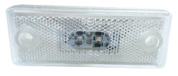 Фонарь габаритный 12/24V белый РУДЕНСК 1120983 RUDENSK