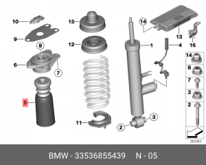 BMW 1-СЕРИЯ F20/F21 (2011>) 33 53 6 855 439 BMW