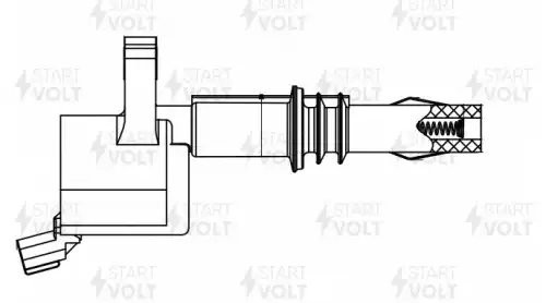 Катушка зажигания для а/м Ford Explorer (01-) 4.6i SC 1006 SC1006 START VOLT