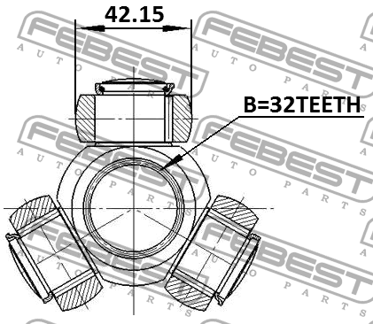 Трипоид 0116-ASV50 0116-ASV50 FEBEST