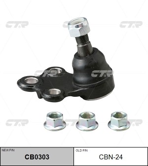 Опора шаровая NISSAN Primera 1990 ~ 1996 / Maxima 1988 ~ 1994 / Bluebird 1983 ~  CB0303 CTR