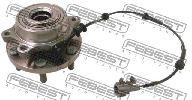 Ступица в сборе передняя NISSAN PATHFINDER R51 05- 0282-R51F 0282-R51F FEBEST
