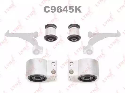 Комплект сайлентблоков рычагов передней подвески C9645K LYNXAUTO