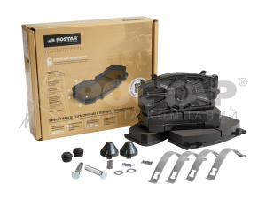 Колодки тормозные MERCEDES Atego дисковые (185x84x27) (4шт.) ROSTAR 180.000183 ROSTAR