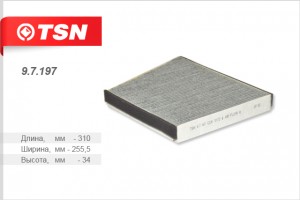 фильтр салона! угольный\ MB W211/S211 all 02> 9.7.197 TSN