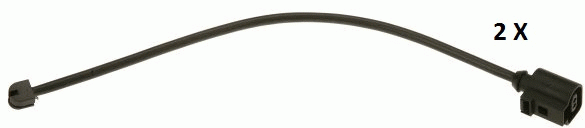 Датчик износа передний PORSCHE CAYENNE 10-, PANAMERA 10- (2шт) GIC324 GIC324 TRW