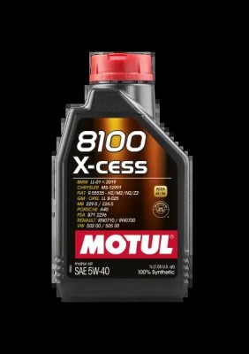 Масло моторное MOTUL 8100 X-CESS 5W40 синт.1л 102784 MOTUL