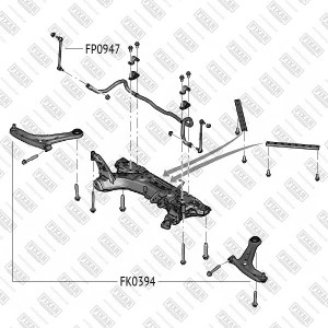 FORD FIESTA (2008>)/ MAZDA 2 [DE] (2007>) FK0394 FIXAR