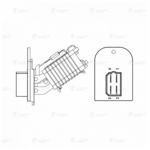 РЕЗИСТОР ОТОПИТЕЛЯ 2123 LFR 0123 LUZAR