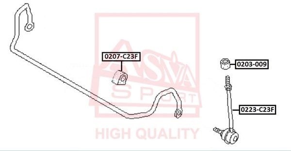Стойка стабилизатора 0223C23F 0223-C23F ASVA