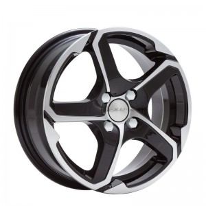 Скад Аллигатор 15.0 / 6.0J PCD 4x98.00 ET 38.00 ЦО 58.60 Литой / Черный с полиро 1130105 SKAD