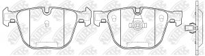 Колодки тормозные BMW 5 (E60),7 (E65),X5 (E70),X6 (E71) задние (4шт.) NIBK PN0326 NIBK