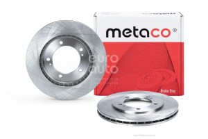 Диск тормозной передний вентилируемый 3050109 METACO
