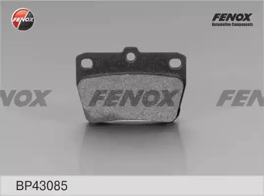 Колодки тормозные дисковые задние BP43085 FENOX