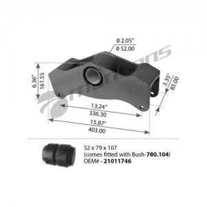 Балансир MERITOR в сборе с втулкой MANSONS 780.103 MANSONS